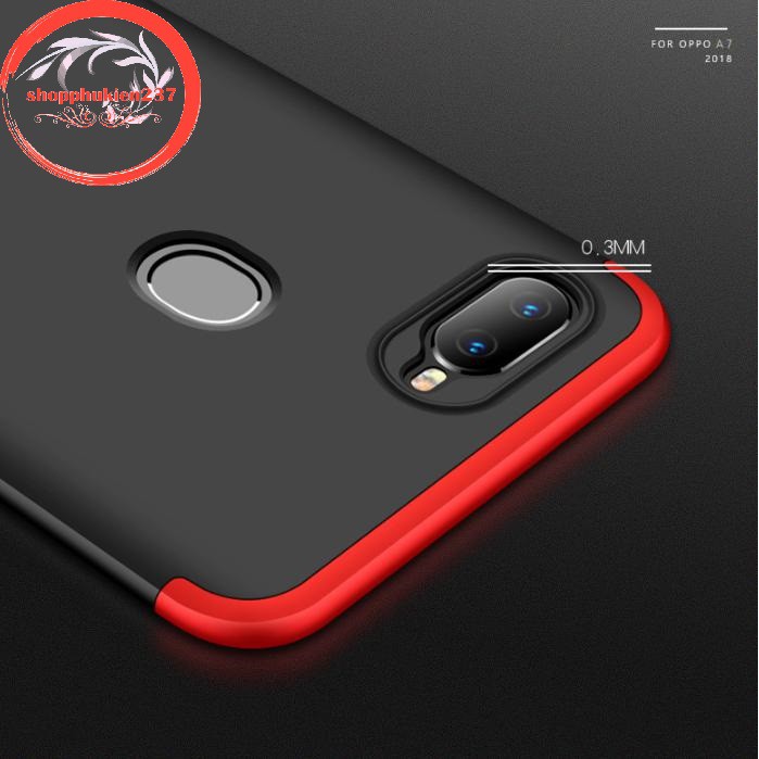 [Freeship toàn quốc từ 50k] ỐP LƯNG OPPO A7 ỐP BẢO VỆ 360 ĐỘ CHÍNH HÃNG GGK