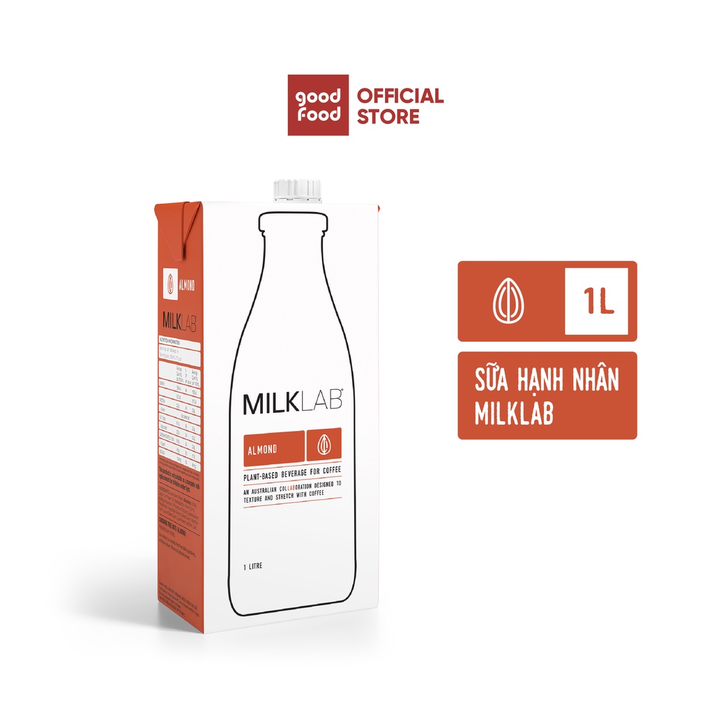 Sữa Hạt Milklab hạnh nhận 1l - 1 hộp