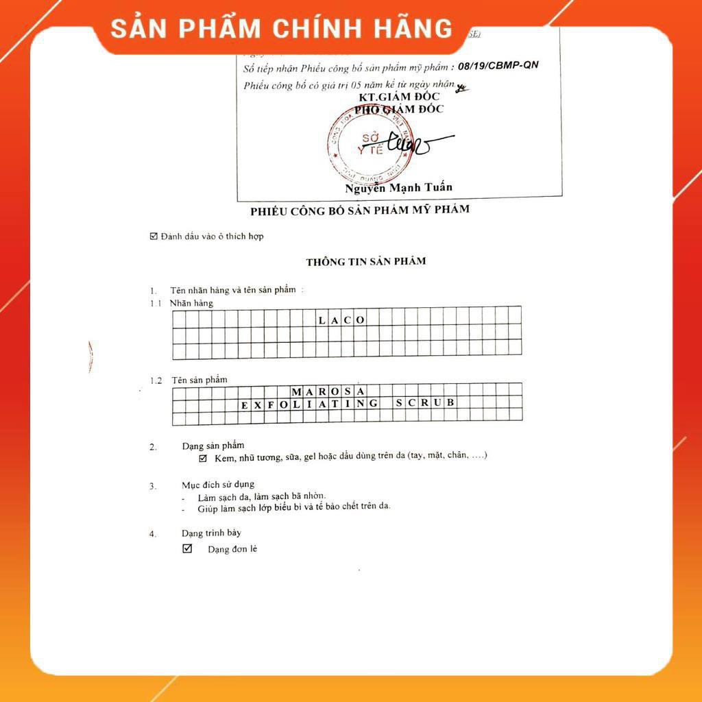 Tẩy da chết dạng hạt Marosa Laco 80Gr | BigBuy360 - bigbuy360.vn