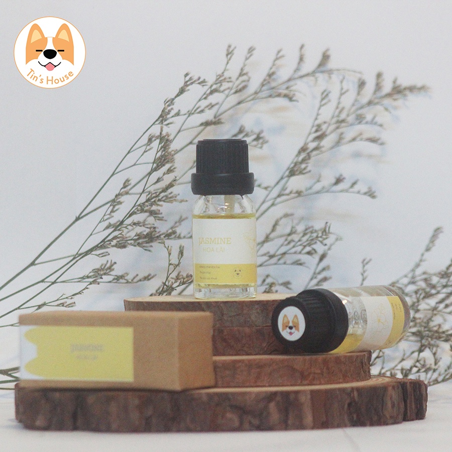 (mùi hoa lài) Lọ thuỷ tinh tinh dầu 10ml dùng cho nến thơm và xông phòng