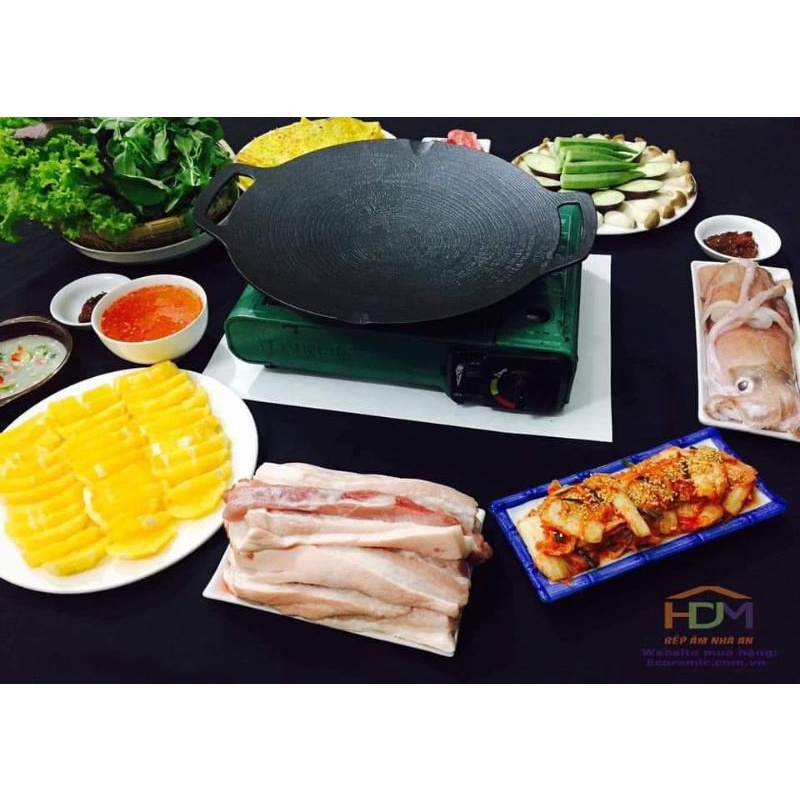 Chảo đá nướng BBQ ngòai trời,,,