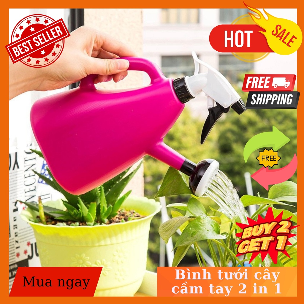 Bình xịt nước tưới cây 2 trong 1 đa năng tiện dụng, sử dụng phổ biến trong gia đình, văn phòng chăm sóc cây cảnh