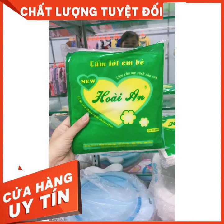 Tấm lót phân xu Hoài An dành cho trẻ sơ sinh 16 tờ