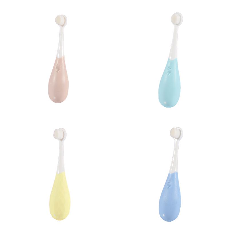 [Hàng mới về] Bàn chải đánh răng bằng silicon mềm cho bé