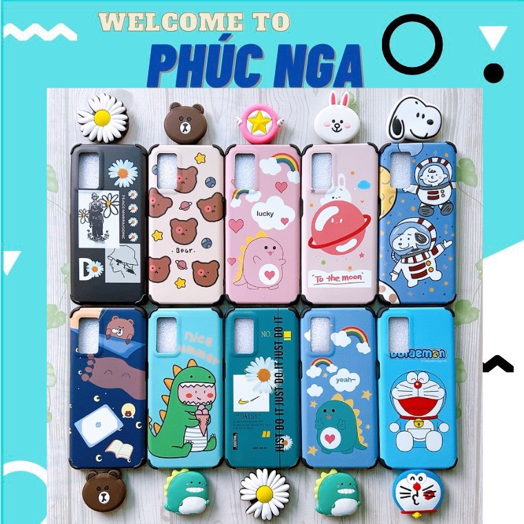 Ốp lưng idm Hàn Quốc kèm pop Oppo A55
