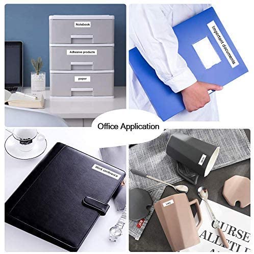 Cuộn Băng Dính Nhãn DYMO D1 6mm 43613 43618 43621 43621 DYMO LabelManager PC II PnP 160 280 360D 420P 450 LabelPoint 100 150