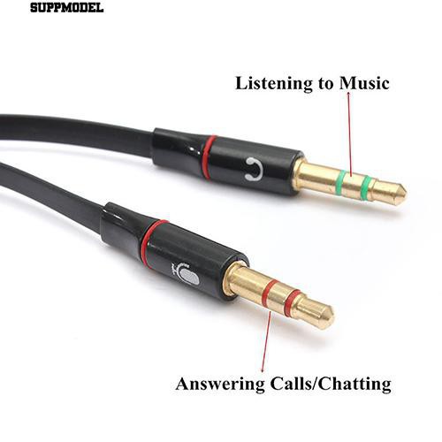 Cáp Chia Jack Âm Thanh 3.5Mm 2 Đầu Đực