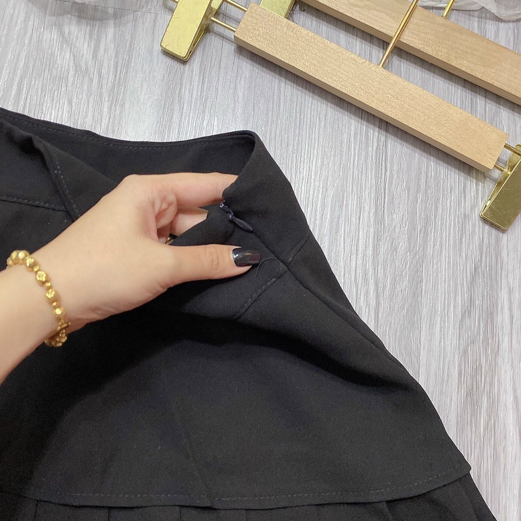 [MÃ TH6739 GIẢM 20% TỐI ĐA 30K ĐƠN TỐI THIỂU 500K] Chân váy xòe màu đen 3 size SML | BigBuy360 - bigbuy360.vn