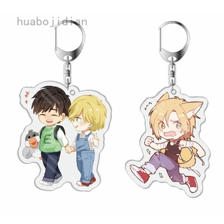 Móc Chìa Khóa Bằng Acrylic In Hình Anime BANANA FISH Ash Okumura Eiji