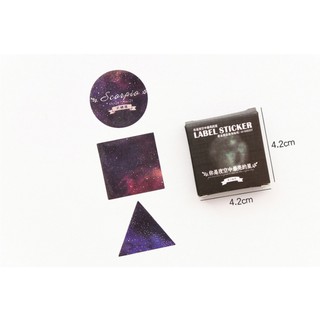 [Nhiều mẫu] Nhãn dán Label Sticker (Set 3 hộp mix mẫu)
