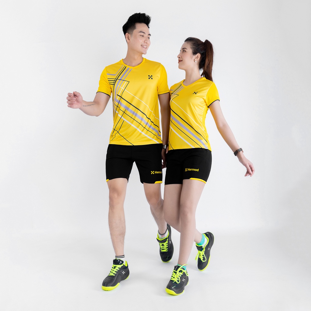 Đồ Đôi Thể Thao Nam Nữ HERMOD Vải Co Dãn, Thoáng Mát, Thấm Hút B03VA