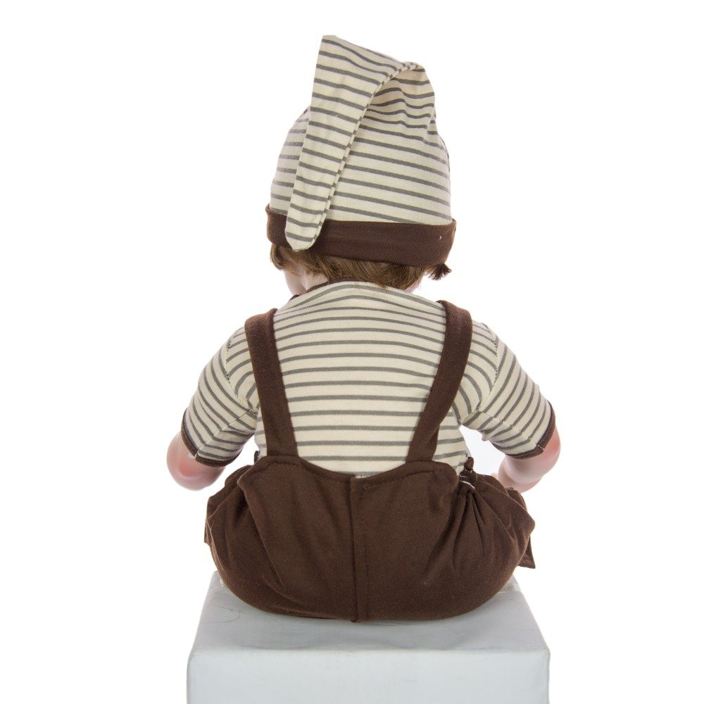 Búp Bê Bé Trai Tái Sinh thân Gòn  60cm _ Reborn Toddler Semi Soft Vinyl Fashion American Boy Doll 24 inch