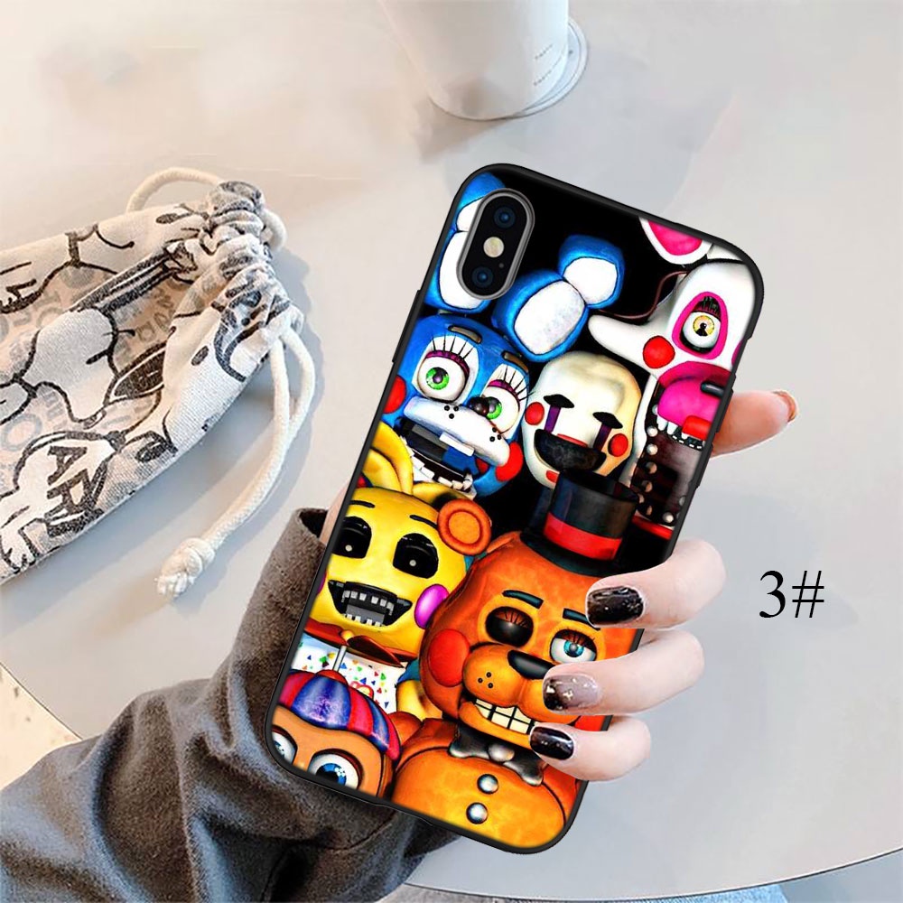 Ốp Điện Thoại Silicon Dẻo In Hình Game Kinh Dị FO25 FNAF Cho iPhone 5 5S 6 6S 7 8 11 Pro Max Plus SE XR