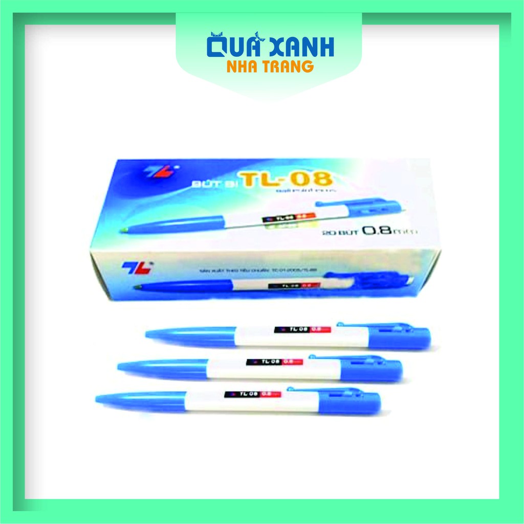 Hộp Bút bi TL 20 cây/ Shop Quảng Cáo