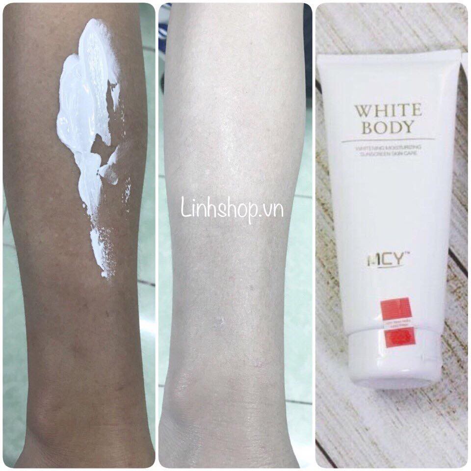 Kem White body MCY makeup trắng da chống nắng hoàn hảo (hàng có tem)