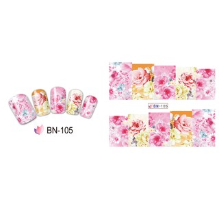 Decal dán móng nước BN