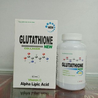 Glutathione new collagen viên uống trắng da lọ 60 viên
