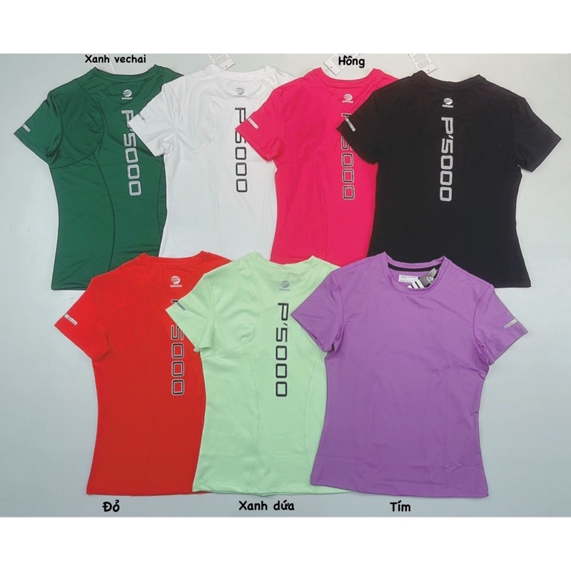Áo Thun Thể Thao Tập Gym Yoga Nữ - Áo Thun Thể Thao Cổ Tròn Trơn P5000 Basic Thoáng Mát Dễ Mặc