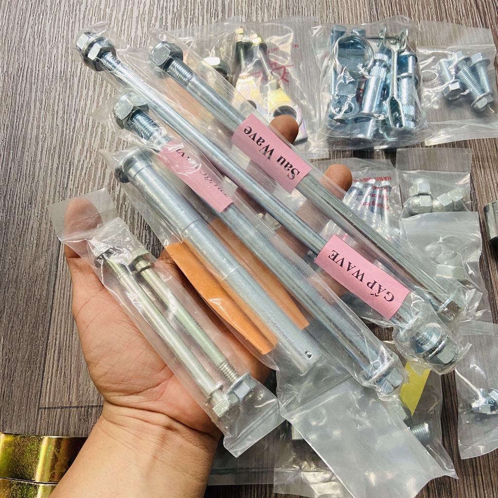 FULL BỘ ỐC ÁO,CỐT ,TÁN DÀN CHÂN CHO NGUYÊN XE HONDA DREAM