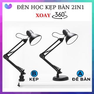 (LOẠI TO) Đèn Học Kẹp Bàn Đa Năng PIXAR Cao Cấp Xoay 360 Độ - Đèn Học Chống Cận Thị, Chống Lóa