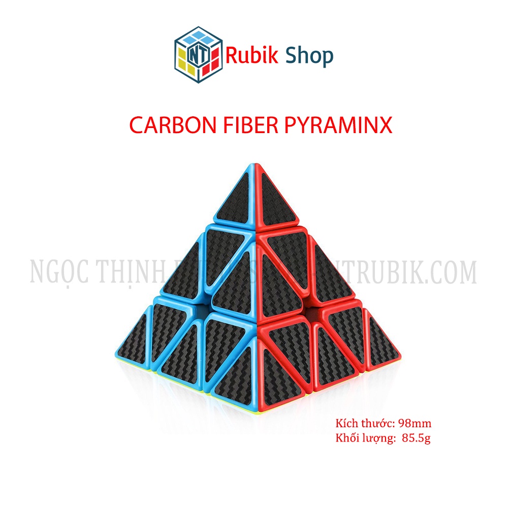 Rubik Carbon MoYu MeiLong  2x2, 3x3, 4x4, 5x5, Pyraminx, Megaminx, Skewb, Square-1, Tam giác 12 mặt.