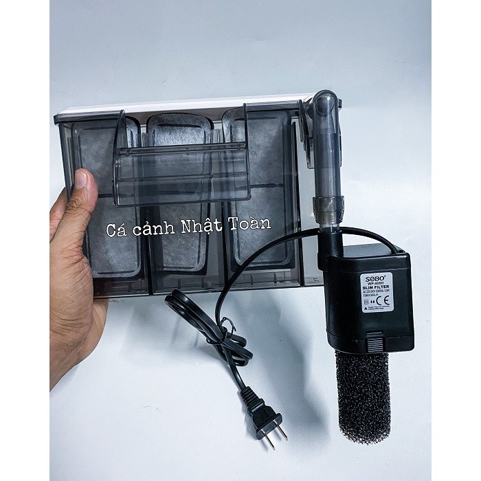 LỌC THÁC TREO BỂ CÁ SOBO WP 408H 6,8W