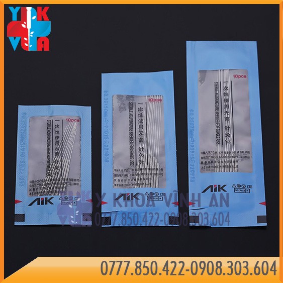 Kim Châm Cứu AiK Hộp 100 Kim