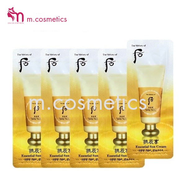 Gói kem chống nắng đông y dưỡng trắng, dưỡng ẩm, chống lão hóa - Whoo Jin Hae Yoon Sun Cream SPF50+/PA+++ | BigBuy360 - bigbuy360.vn