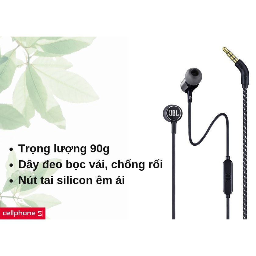 Puki shop / Tai nghe JBL LIVE 100 chính hãng-Tai nghe nhét tai JBL Live 100