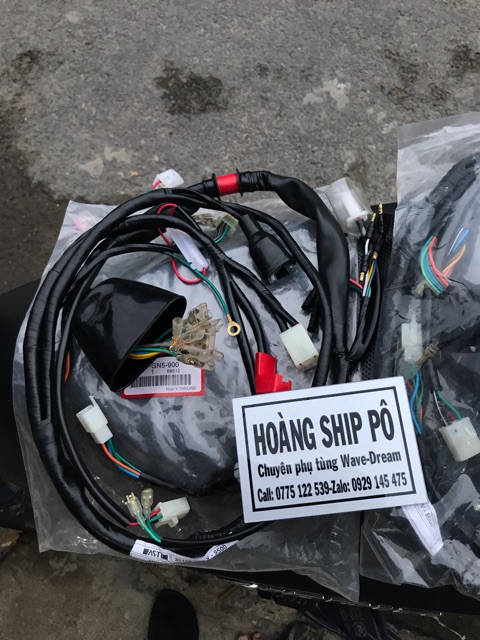 Dây điện sườn wave dream chính hãng