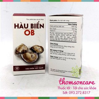 Tinh hàu biển OB - tăng cường sinh lý nam - Tinh chất hàu