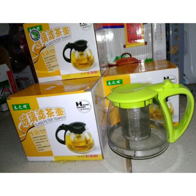 Bình trà thủy tinh có lọc 700 ml