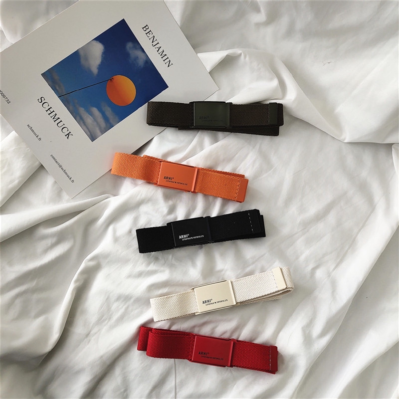 Thắt Lưng Canvas Đơn Giản Thời Trang Cho Nữ