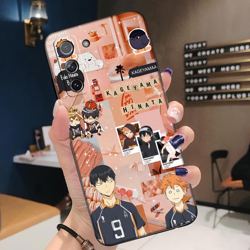 Ốp Điện Thoại Mềm Hình Haikyu!! Cho Samsung Galaxy A02s A03S A13 A33 A53 A73 Plus Lite JE52 Anime Haikyu Có Sẵn Hàng Mới
