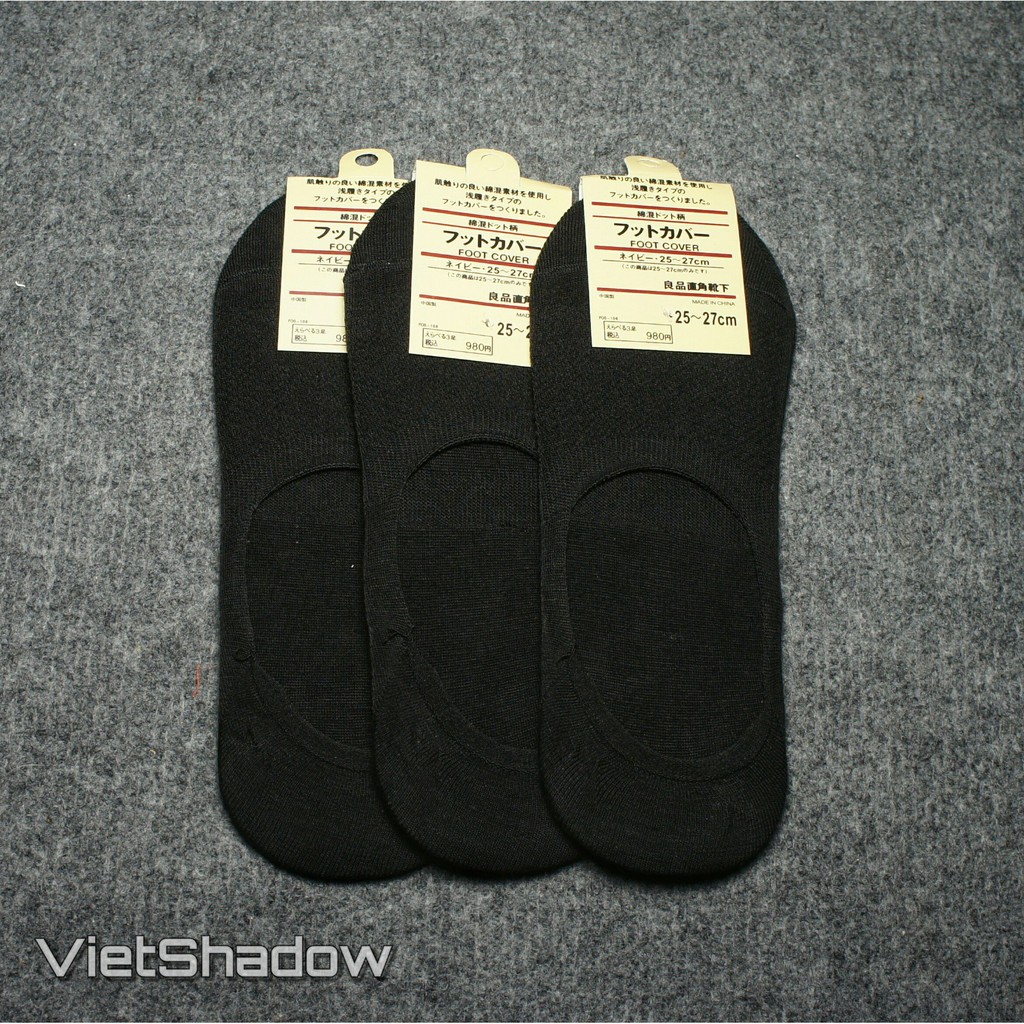 [Combo 10 đôi] Tất lười cotton xuất Nhật