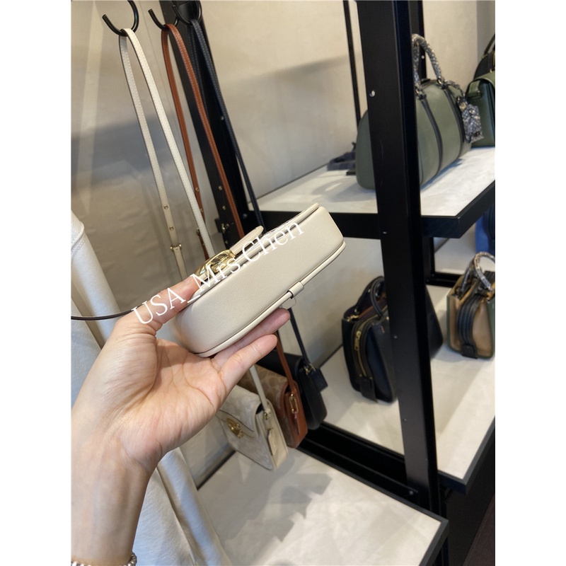 Túi COACH Studio túi điện thoại di động túi xiên túi vuông nhỏ dọc phiên bản vỗ vai Túi Messenger