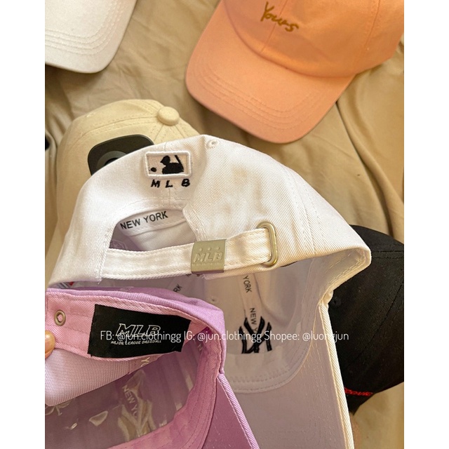 Mũ lưỡi trai thêu chữ phong cách Korea - Ảnh thật Jun clothingg