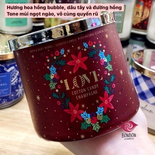 Nến Thơm BBW Bath And Body Works 3 Bấc và 1 Bấc - Bonboncosmetic