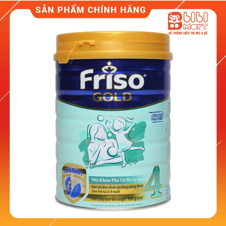 Sữa Friso Gold 4 900gr, hỗ trợ hệ tiêu hóa của trẻ nhỏ, hỗ trợ hệ miễn dịch và tiêu hóa,  giúp bé phát triển toàn diện.