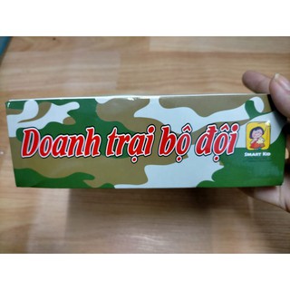 bộ đồ chơi doanh trại bộ đội