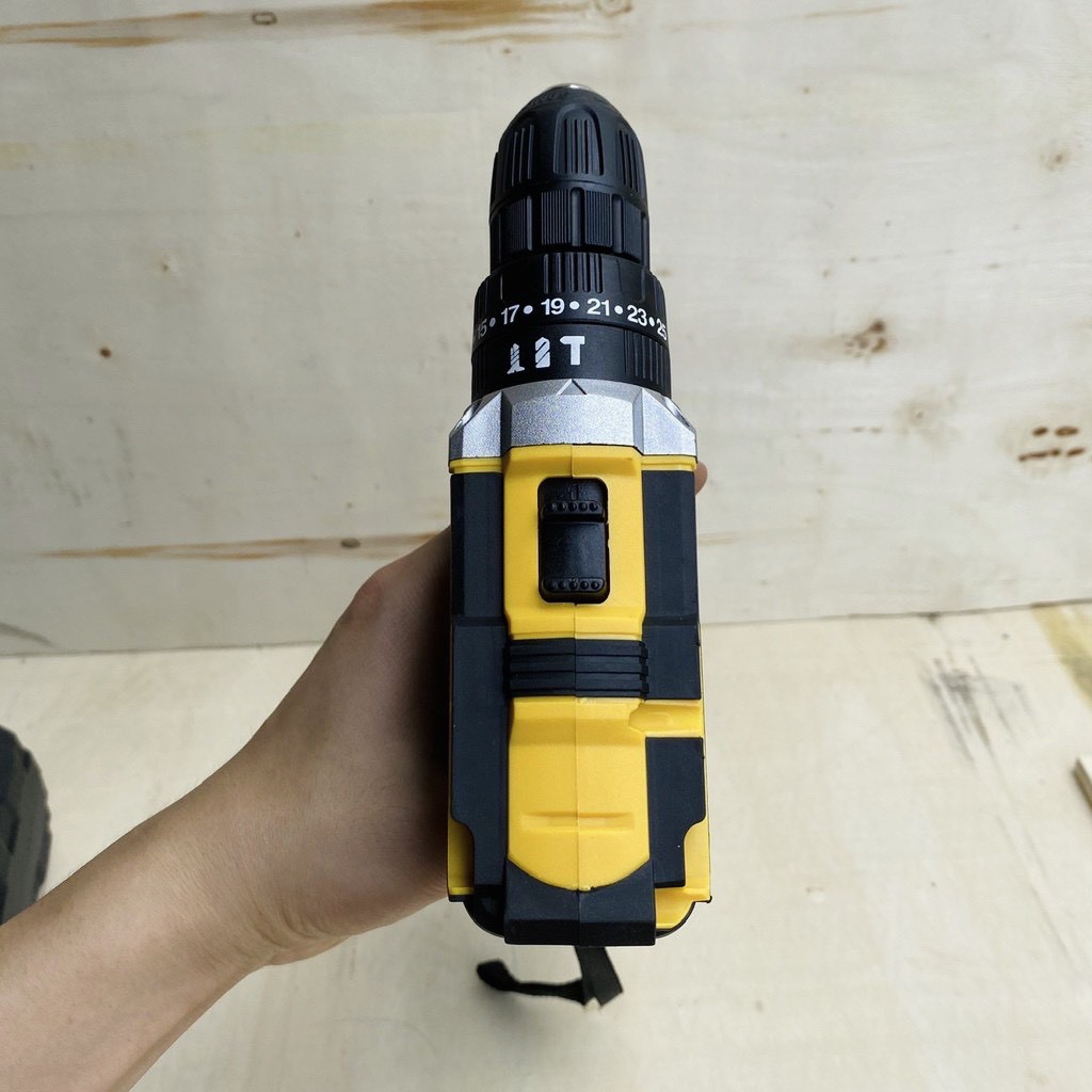 MÁY KHOAN DEWALT 26V 3 CHỨC NĂNG LÕI ĐỒNG , MÁY BẮN VÍT 26V TẶNG KÈM 27 PHỤ KIỆN , MÁY BẮN VÍT 26V