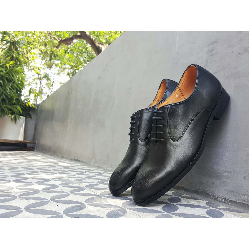 Giày Tây Buộc Dây Oxford Nam Da Bò Nguyên Tấm Toroshoes Mã M604 (2 Màu)