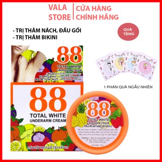 Kem xóa thâm nách, bikini khuỷ tay chân 88 Total White Underarm Cream Thái Lan (35g)