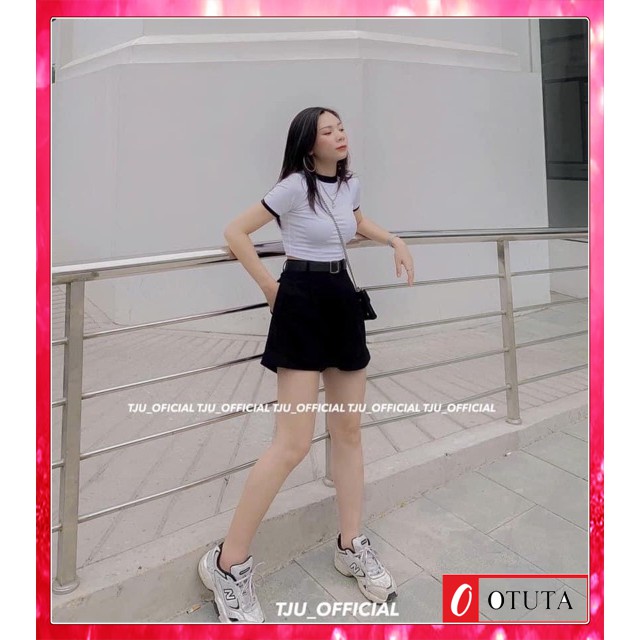 [ Mã FAMAYWA giảm 10K đơn 50K] Quần Short Nữ Gập Gấu- OTUTA | BigBuy360 - bigbuy360.vn