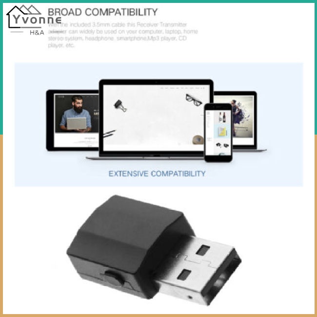One Thiết Bị Thu Phát Tín Hiệu Âm Thanh Bluetooth 5.0 2 Trong 1