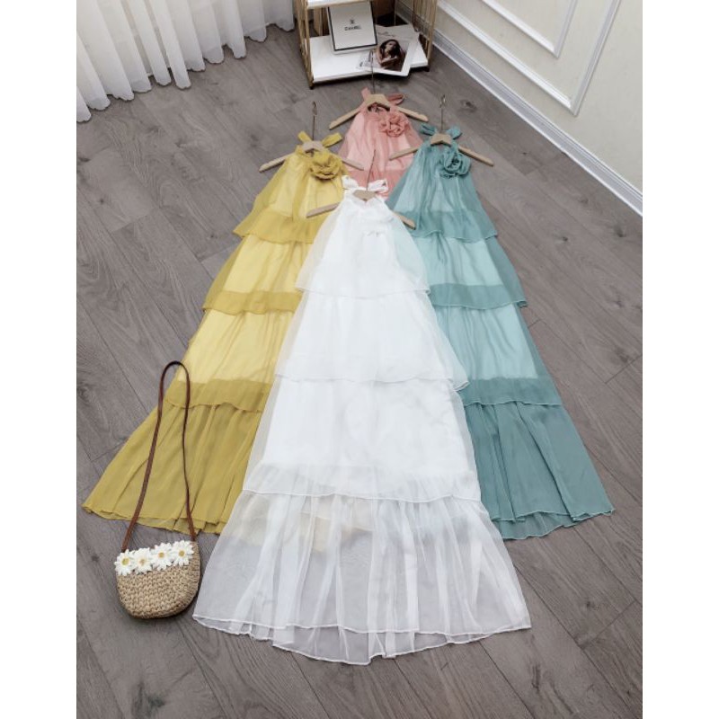 SALE VÁY MAXI CỔ YẾM | BigBuy360 - bigbuy360.vn