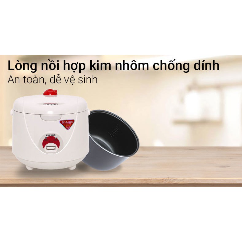 Nồi Cơm Điện Cuckoo CR-1021 Hàn Quốc, Nồi Cơ, 1.8L, Nấu Nhanh