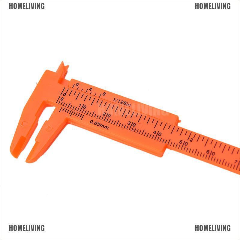 1 Thước Đo Lường Mini 80mm Bằng Nhựa Tiện Dụng