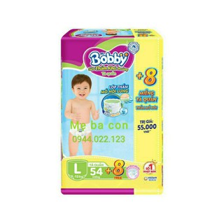 Tã quần bobby mega jumbo m120/l111/xl102/xxl93. mẫu mới m124/l111+9/xl96/xxl88 thấm mồ hôi