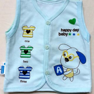 Áo gile 2 lớp cotton cho bé